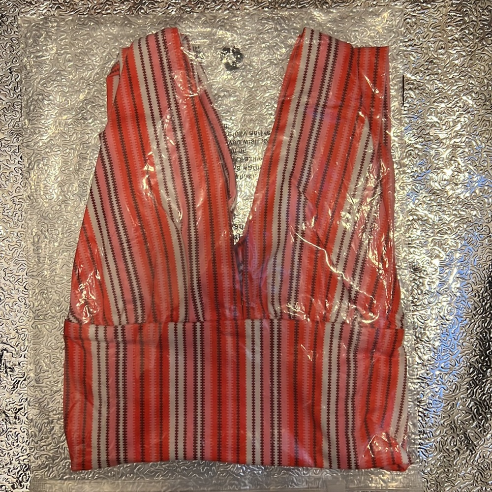 Grace Halter Top // Red Stripe - Picture 3 of 3
